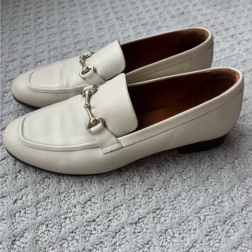 Beckett Simonon Elegant Cream Loafers